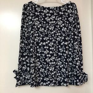 Banana Republic Floral Long Sleeve